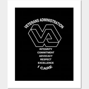 Dept Of Veterans Affairs I Care Support For Families Posters and Art